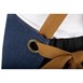 Southside Schort Denim Blauw Met Bruine Bandjes