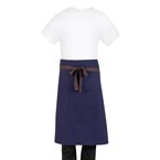 Southside Katoenen Canvas Bistro Schort Marine
