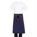 Southside Katoenen Canvas Bistro Schort Marine