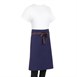 Southside Katoenen Canvas Bistro Schort Marine