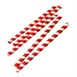Fiesta Composteerbare Bubble Tea Rietjes Rood & Wit 12X210mm (Verpakking Van 150)