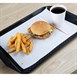 Olympia Kristallon Handvat Fast Food Dienblad Zwart 435X305mm