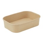 Fiesta Recyclebare Rechthoekige Voedselcontainers 650ml (Verpakking Van 300)