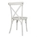 Bolero Manhattan Kruisrugleuning Resin Stoelen Limewash (Verpakking Van 4)