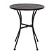 Bolero ronde stalen bistrotafel zwart 60cm (15 stuks)