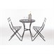 Bolero ronde stalen bistrotafel zwart 60cm (15 stuks)