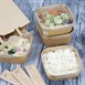 Fiesta Recycleerbare Pet Deksel Voor Vierkante Containerbodems (Pakket Van 300)