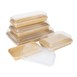 Fiesta Recyclebare Pet-Deksels Voor Nr. 2 Sushi Schalen (Pak Van 300)