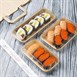 Fiesta Recyclebare Pet-Deksels Voor Nr. 2 Sushi Schalen (Pak Van 300)