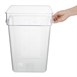 Hygiplas polycarbonaat vierkante opbergbak 20Ltr