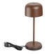 Olympia Siena Tafellamp Ronde Koepel Kastanje 200mm
