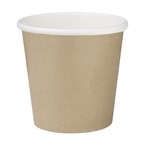 Fiesta Composteerbare Hete Bekers Enkelwandig Kraft 6oz (1000 Pack)
