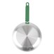 Hygiplas Aluminium Antiaanbak Teflon Platinum Plus Koekenpan met Groene Handgreep 24cm