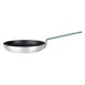 Hygiplas Aluminium Antiaanbak Teflon Platinum Plus Koekenpan met Groen Handvat 28cm
