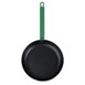 Hygiplas Aluminium Antiaanbak Teflon Platinum Plus Koekenpan met Groen Handvat 28cm