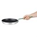Hygiplas Aluminium Antiaanbak Teflon Platinum Plus Koekenpan met Groen Handvat 28cm