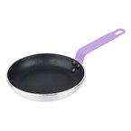 Hygiplas Aluminium Antiaanbak Teflon Platinum Plus Koekenpan met Paarse Handgreep 20cm