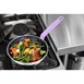 Hygiplas Aluminium Antiaanbak Teflon Platinum Plus Koekenpan met Paarse Handgreep 24cm
