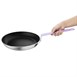 Hygiplas Aluminium Antiaanbak Teflon Platinum Plus Koekenpan met Paarse Handgreep 28cm