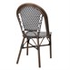 Bolero Parijse stijl PE Rattan Stoel Zwart Dot Mix (2 Pack)