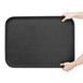 Olympia Kristallon Rechthoekige Dienblad Zwart Antislip Glasvezel 405x560mm
