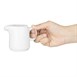 Olympia Whiteware Kan met Handvat - 130ml (Doos 12)