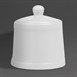 Olympia Whiteware Pier Suikerpot met deksel - 250ml (Doos 6)