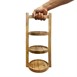 Olympia 3-laags stand Mango Hout voor 150mm borden