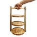 Olympia 3-laags standaard mango hout voor 200 mm borden