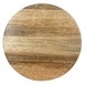 Olympia Ronde Display Standaard Mangohout met Metalen Poten 250x80mm