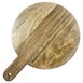 Olympia Ronde Displaystandaard Mango Hout met Metalen Poten 400x300x80mm