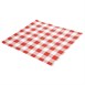 Fiesta Composteerbare Rood Gingham Vetvrije Vellen - 380x310mm (Pak 200)