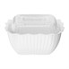 Olympia Kristallon Kleine Saladeschaal - Wit