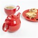 Olympia Café Theepot Rood 450ml (2 Stuks)