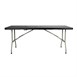 Bolero Rechthoekige Centraal Opvouwbare Tafel 6ft Zwart