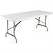 Bolero Rechthoekige middenvouwtafel 6ft wit