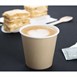 Fiesta Recyclebare Hot Cups Enkelwandig Kraft 6oz (1000 stuks)