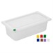 Hygiplas Click PP GN-bak 1/3 met deksel & 7 kleurclips 100 mm 3,6L (set van 4)