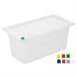 Hygiplas Click PP GN-bak 1/3 met deksel & 7 kleurclips 150 mm 5,3L (set van 4)