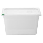 Hygiplas Click PP GN-bak 1/3 met deksel & 7 kleurclips 200 mm 6,9L (set van 4)