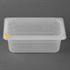 Hygiplas Click PP GN-bak 1/4 met deksel & 7 kleurclips 100 mm 2,5L (4 stuks)