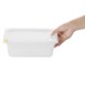 Hygiplas Click PP GN-bak 1/4 met deksel & 7 kleurclips 100 mm 2,5L (4 stuks)