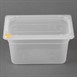 Hygiplas Click PP GN-bak 1/4 met deksel & 7 kleurclips 150 mm 3,7L (4 stuks)