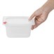 Hygiplas Click PP GN-bak 1/9 met deksel & 7 kleurclips 100 mm 0,85 l (set van 4)
