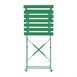 Bolero Perth Bosgroene Stijl Stalen Inklapbare Stoelen (2stuks)