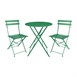Bolero Perth Bosgroene Stijl Stalen Inklapbare Stoelen (2stuks)