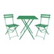 Bolero Perth bosgroene trottoirstijl vierkante tafel 600 mm