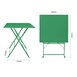 Bolero Perth bosgroene trottoirstijl vierkante tafel 600 mm