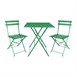 Bolero Perth bosgroene trottoirstijl vierkante tafel 600 mm