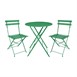 Bolero Perth bosgroene trottoirstijl ronde tafel 600 mm